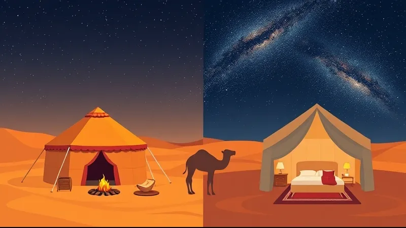 Standard vs Luxury Desert Camp in Erg Chebbi: A Night - Desert camps Standard vs Luxury Desert Camp in Erg Chebbi: A Night